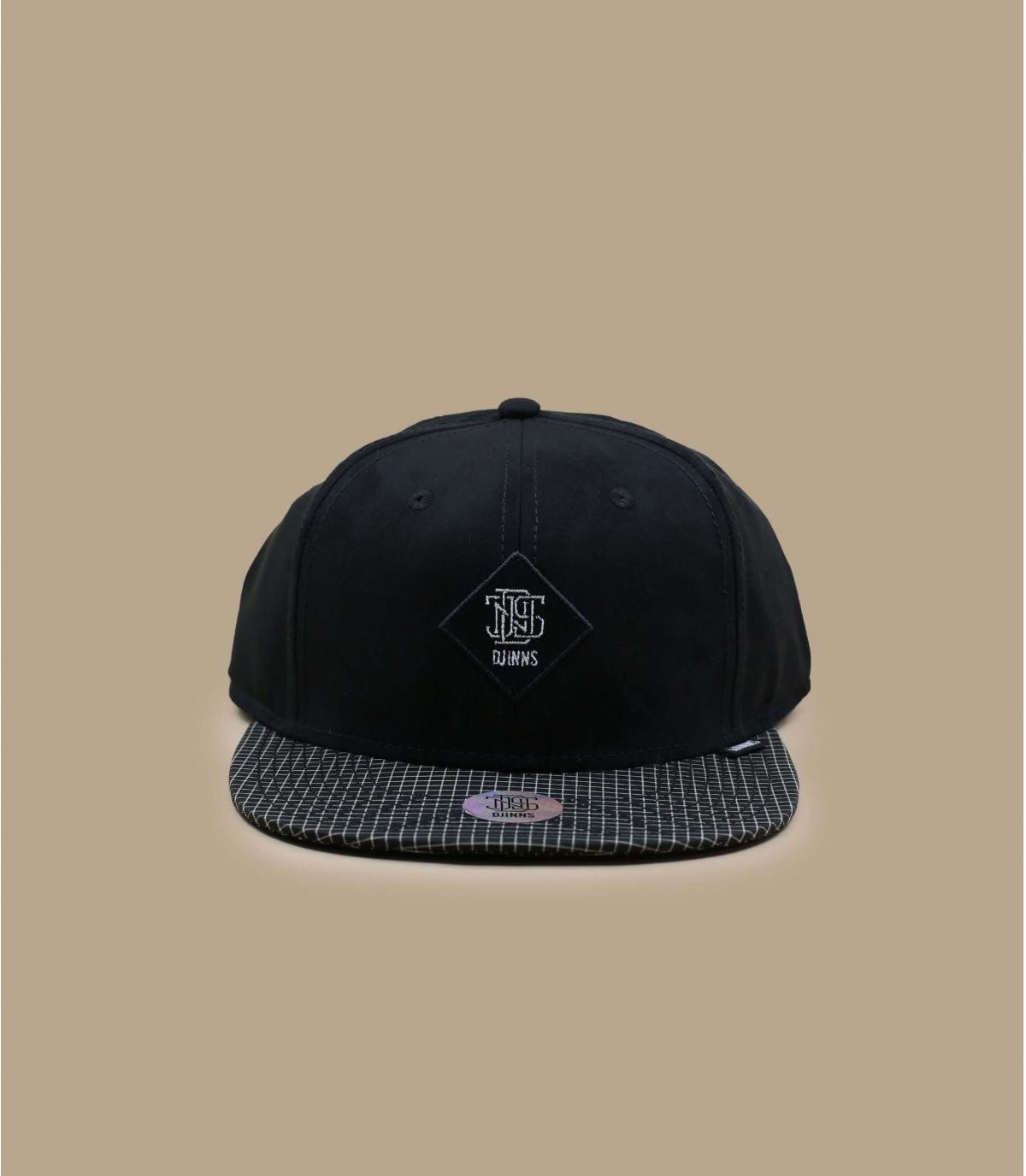 zwart fluwelen snapback Needle Check Rev. 2020 black